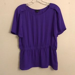 Purple Theory silk blouse size L